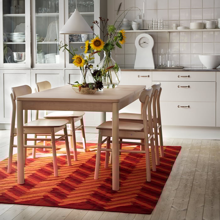 STOCKHOLM 2017 Tapis tissé à plat, fait main motif zigzag - IKEA