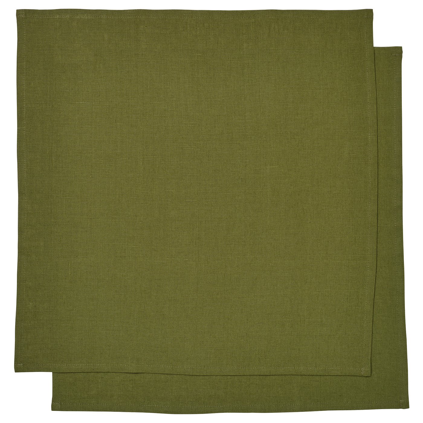 STOCKHOLM 2025 serviette de table, vert foncé, 50x50 cm - IKEA