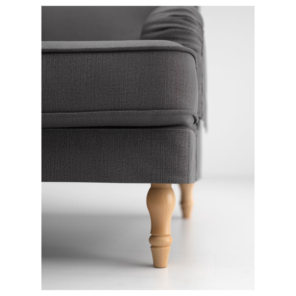 stocksund pieds pour fauteuil canape brun clair ikea