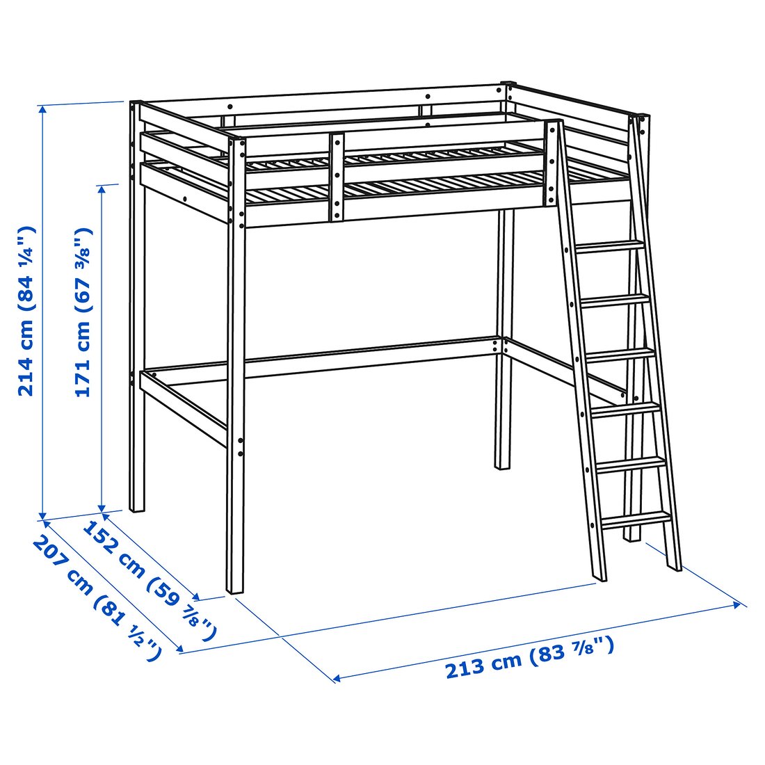 Lit Mezzanine 140x200