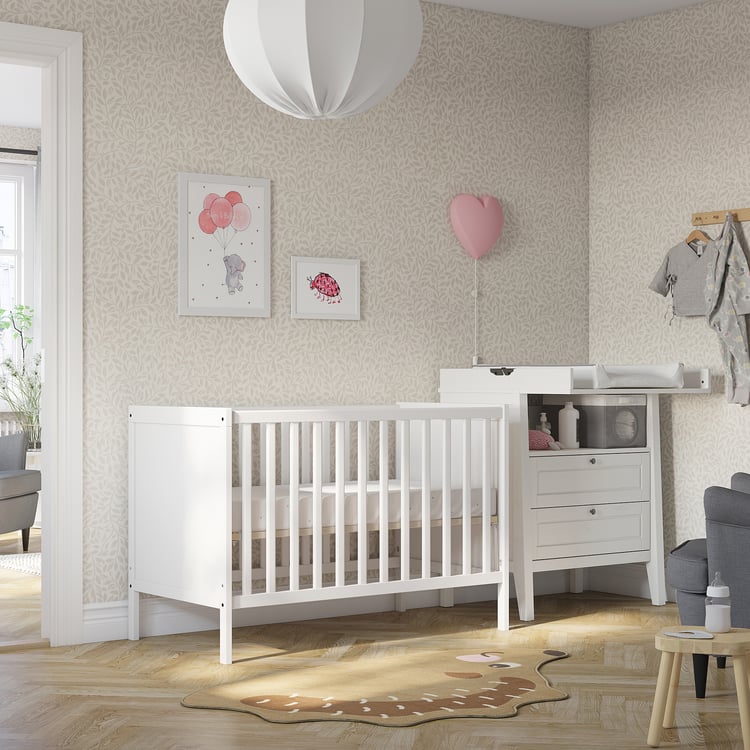 SUNDVIK Lit bébé, blanc, 60x120 cm IKEA
