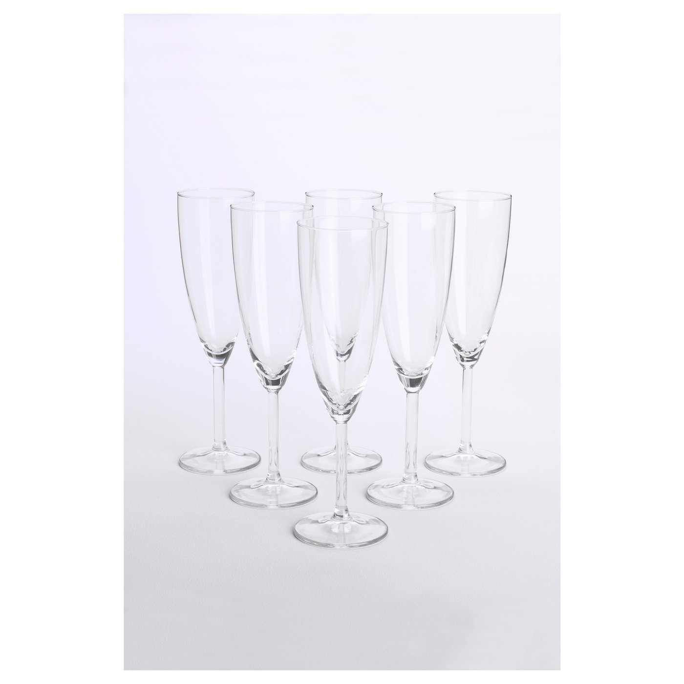 SVALKA Flûte à champagne, verre transparent IKEA
