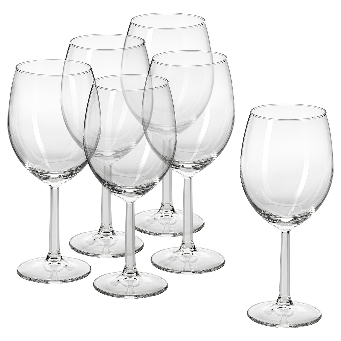 SVALKA verre à vin, verre transparent, 44 cl IKEA