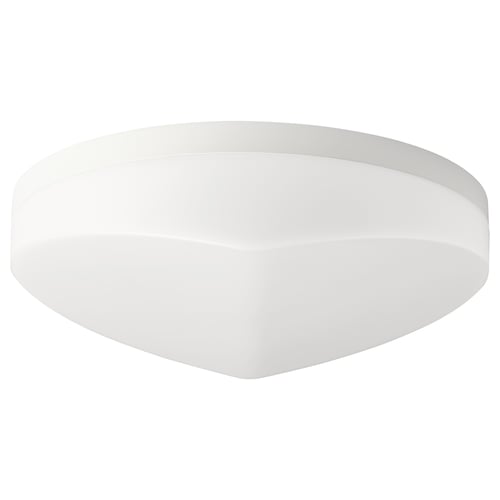 Svallis Plafonnier A Led Blanc Intensite Lumineuse Reglable Blanc 27 Cm Ikea
