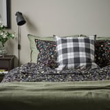 SVAMPFLY Housse de coussin, anthracite, 50x50 cm