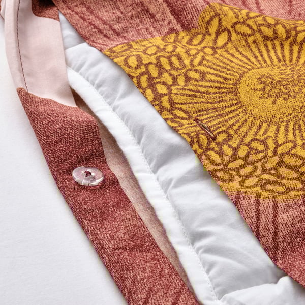 SVARTKLINT housse de couette et 2 taies, rose clair/rose foncé, 240x220