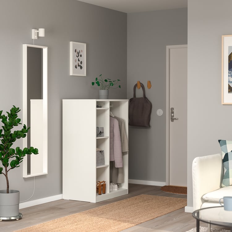 SYVDE Armoire ouverte, blanc IKEA
