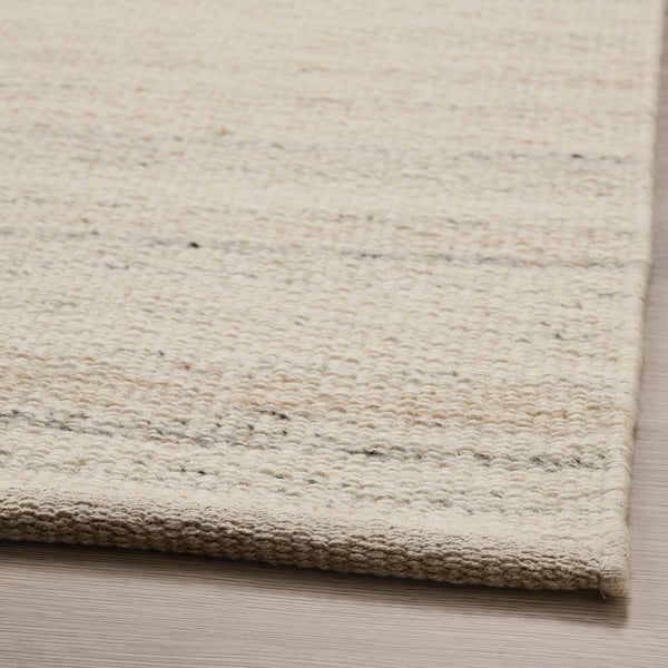 Découvrez Tapis tissé à plat Frencie Beige en différentes tailles