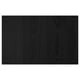 Panneau TIMMERVIKEN imitation bois, noir ; Conception rectangulaire à grain de bois naturel.