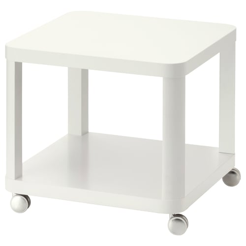 TINGBY Desserte roulante - blanc 50x50 cm