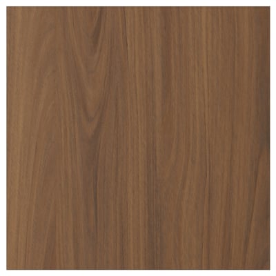 Panneau de grain de bois finition noyer TISTORP, texture lisse.