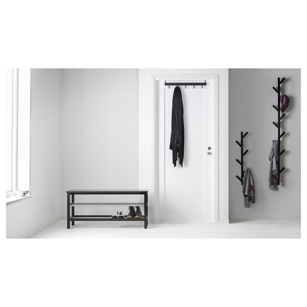 TJUSIG Banc avec rangement chaussures, blanc, 108x34x50 cm - IKEA