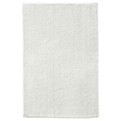 Toftbo Tapis De Bain Blanc Materiau Durable Ikea