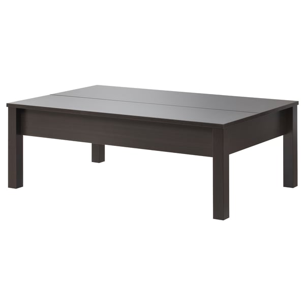 Trulstorp Table Basse Brun Noir 115x70 Cm Ikea