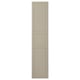 Une porte d’armoire TYSSEDAL gris-beige avec un design de panneau classique, avec des bords arrondis et une finition peinte durable.