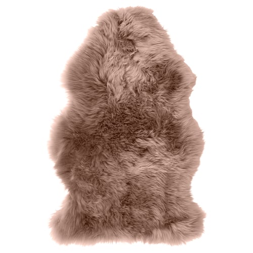 Tapis en peau de mouton Ulerslev : bronzage doux, forme naturelle, décoration intérieure confortable.