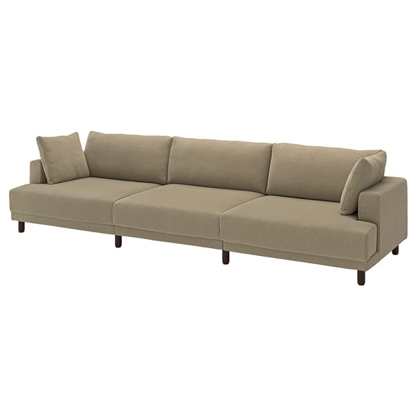 UPPÅKRA Canapé modulable 4,5 places, Johanneshov brun-beige