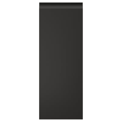 UPPLÖV : meuble de cuisine noir, rectangulaire, au design élégant et moderne et à la poignée intégrée.