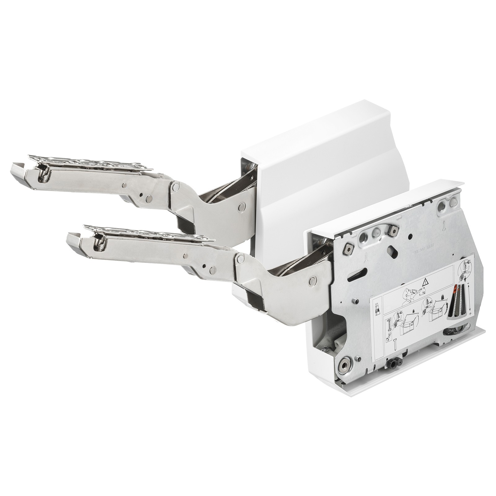 UTRUSTA Charnière longue pr pte horiz, blanc IKEA