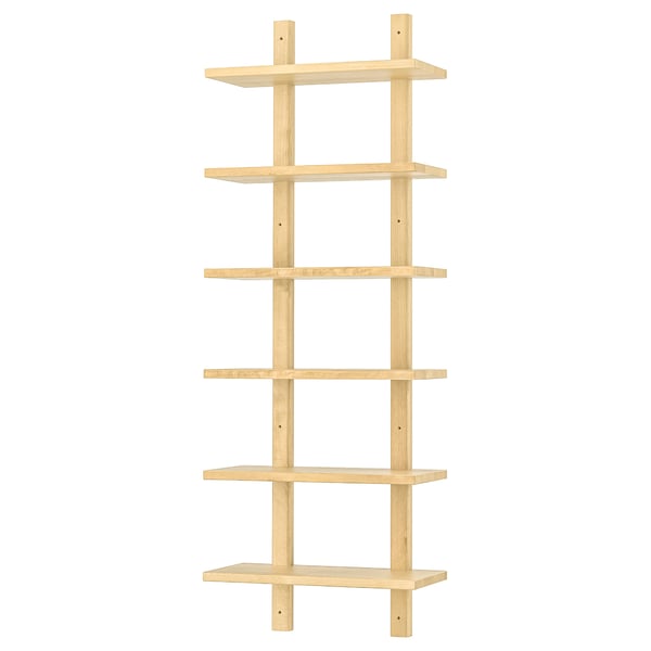 Varde Etagere Murale Bouleau 50x140 Cm Materiau Durable Ikea