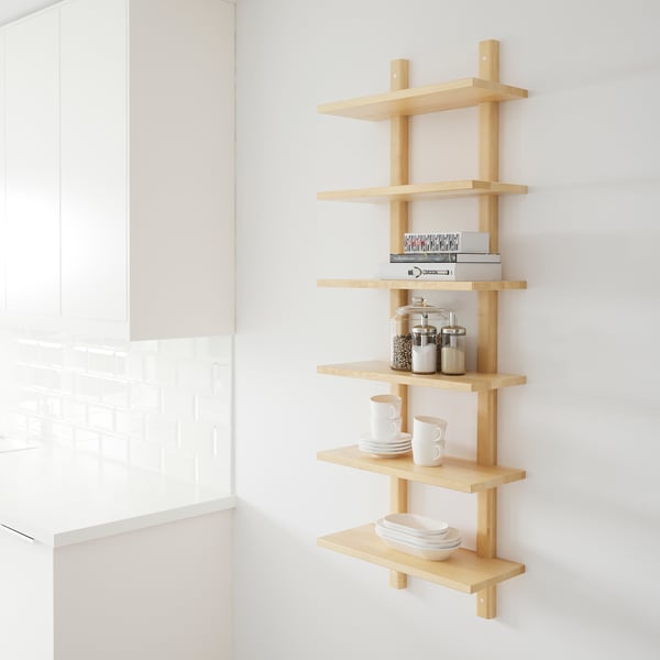 Varde Etagere Murale Bouleau 50x140 Cm Ikea