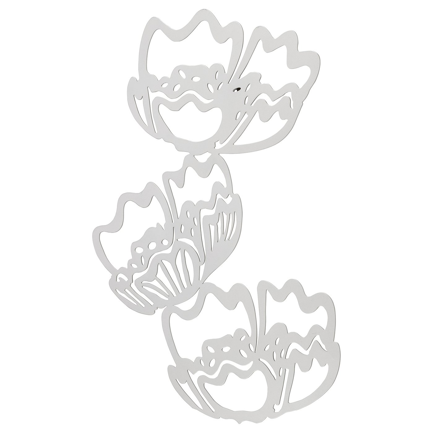 VÄTTLÖSA Décoration murale - fleur couleur argent - IKEA