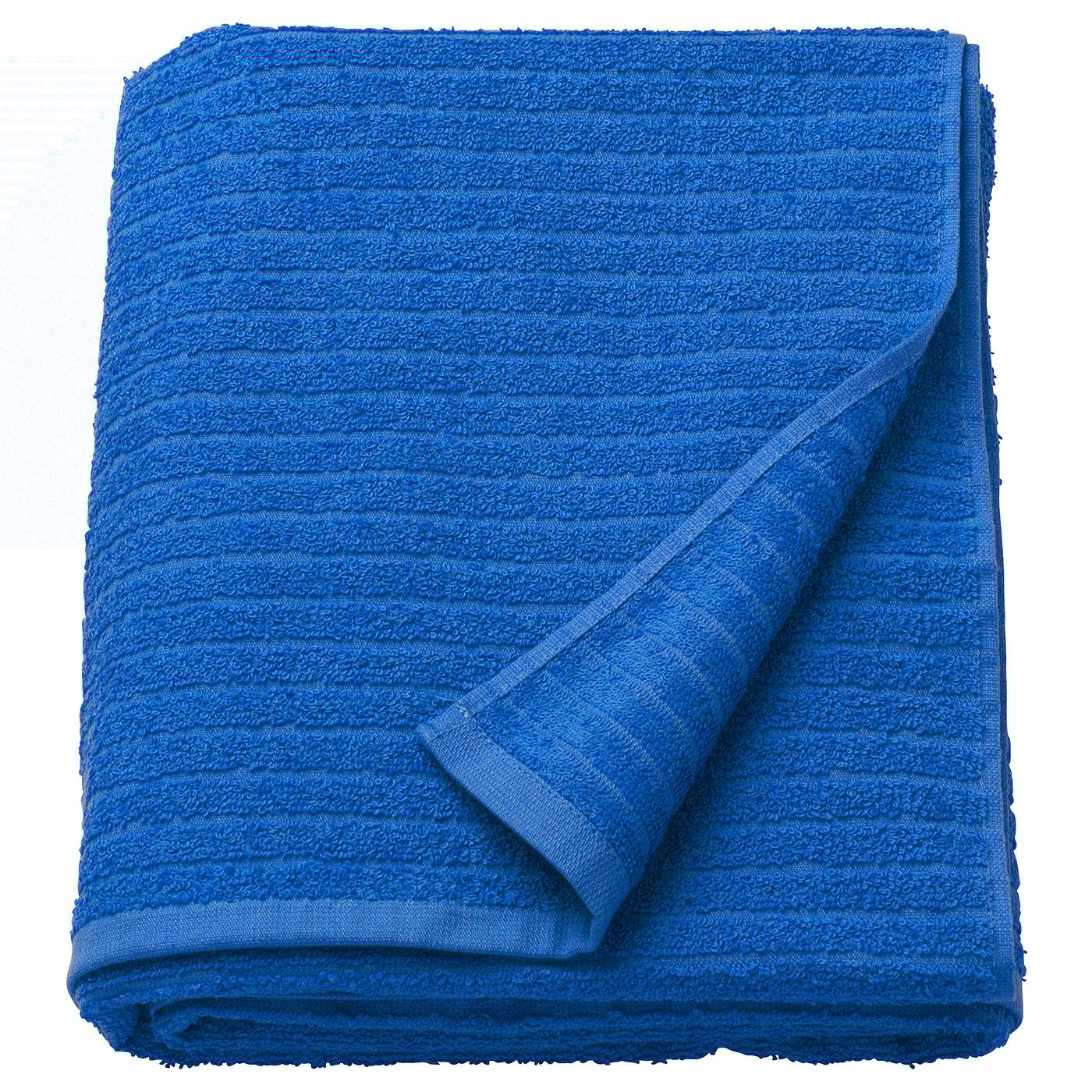 VÅGSJÖN Drap de bain - bleu vif 100x150 cm