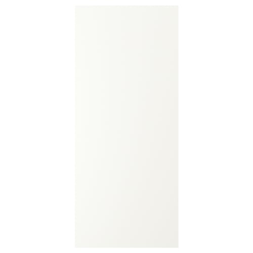 Façade d’armoire blanche VALLSTENA, rectangulaire, lisse, design moderne.
