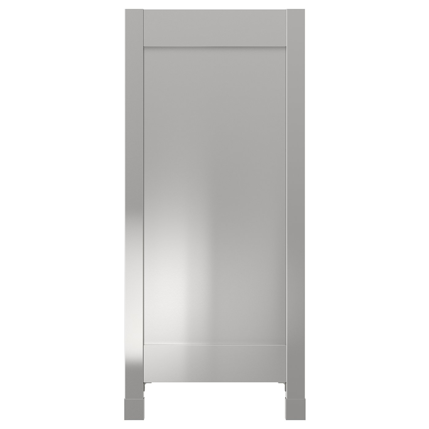 VÅRSTA Panneau de finition avec pieds - acier inoxydable 39x88 cm