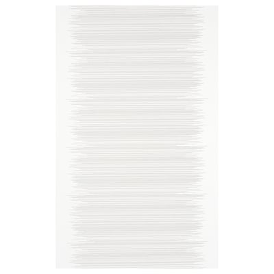Rideau à panneaux blancs VATTENAX, fabriqué à partir de polyester recyclé, rectangulaire, transparent.