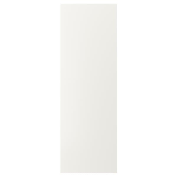 Rectangle vertical blanc, design minimaliste. Surfaces lisses, lignes épurées. Esthétique moderne.