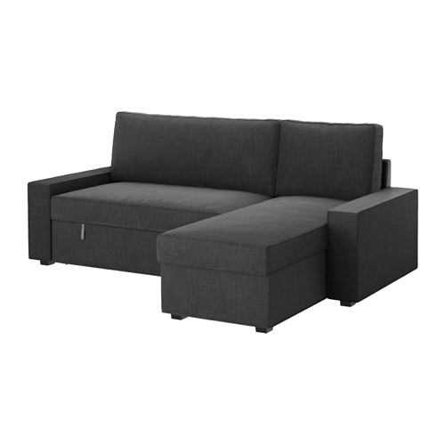 Vilasund Convertible Avec Méridienne Hillared Anthracite Ikea