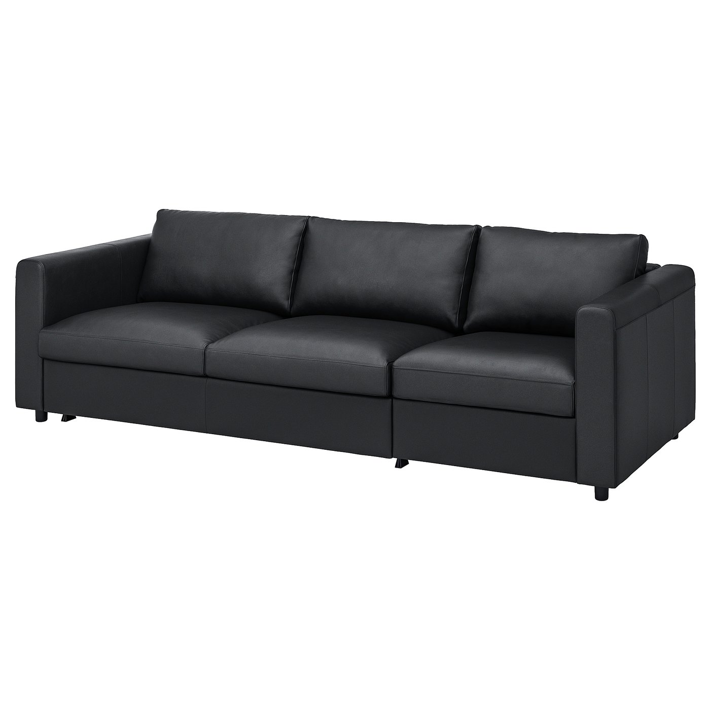 VIMLE Canapé 3 places convertible 261×98 cm, cuir, tissu