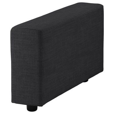 Canapé VIMLE noir, design moderne, élégant et rectangulaire.