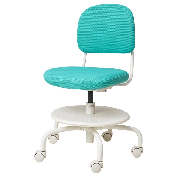 VIMUND Chaise de bureau enfant, turquoise - IKEA