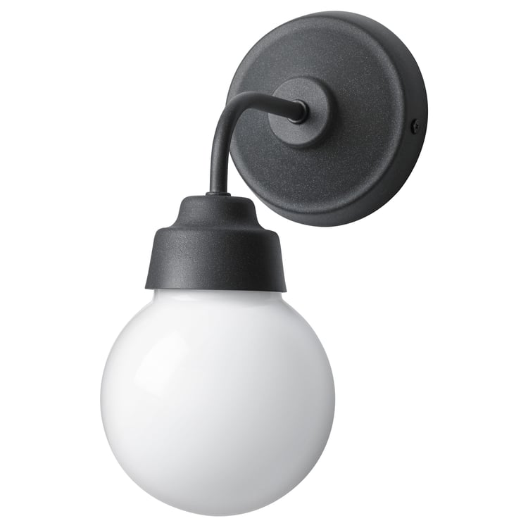 VITEMÖLLA Applique, métal/verre