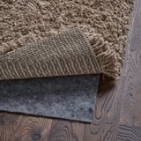 VOLLERSLEV Tapis, poils hauts, beige, 133x195 cm