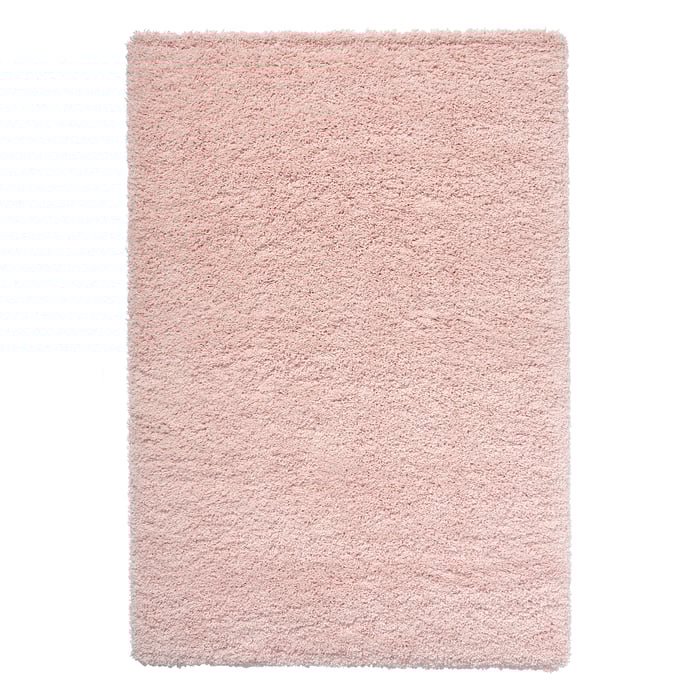 VOLLERSLEV Tapis, poils hauts, rose pâle, 133x195 cm - IKEA