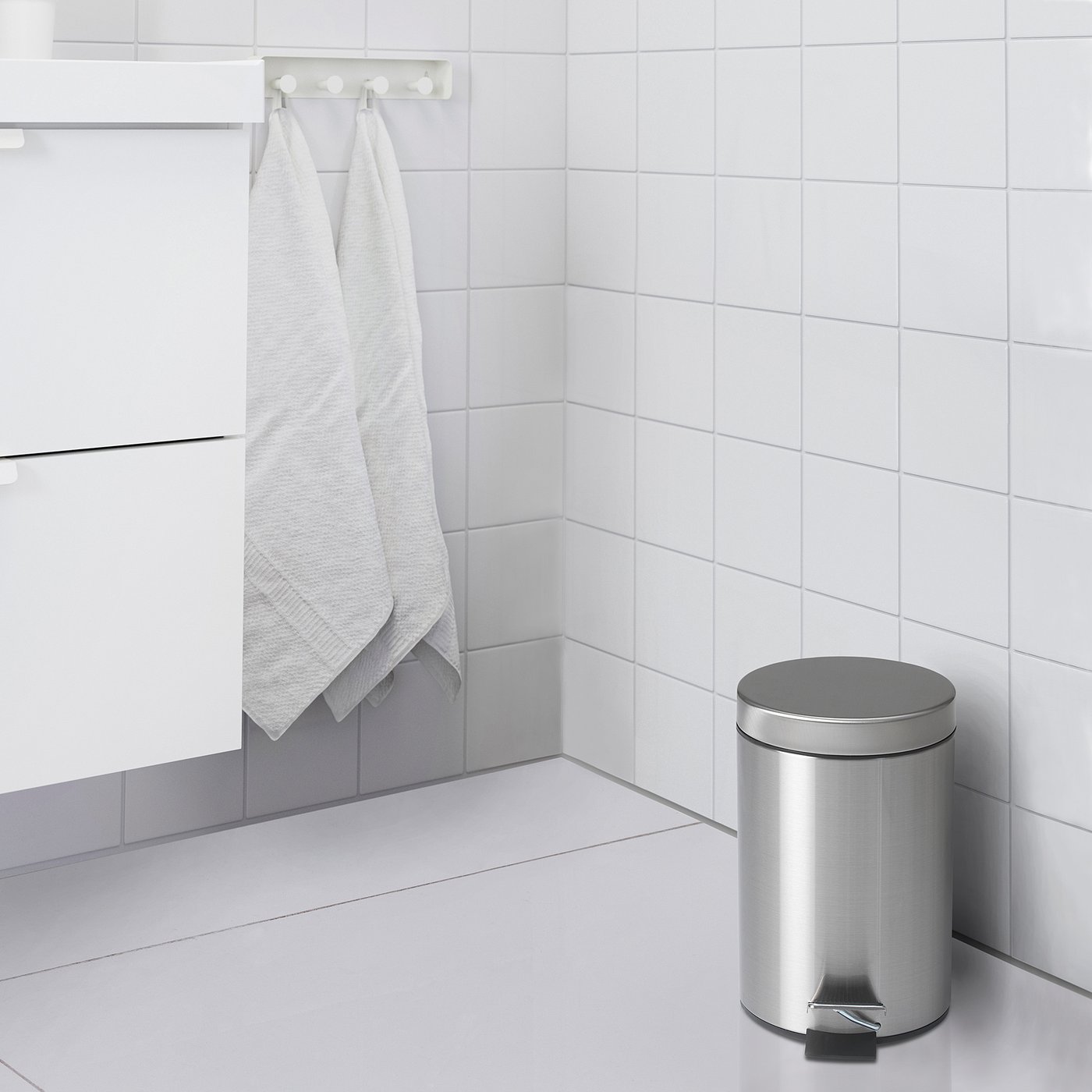 vorgod poubelle a pedale couleur acier inox ikea