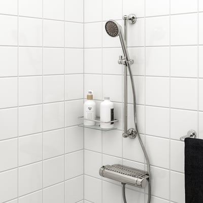 VOXNAN Étagère douche, chromé, 25x6 cm - IKEA