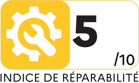 Indice de réparabilité 5 / 10