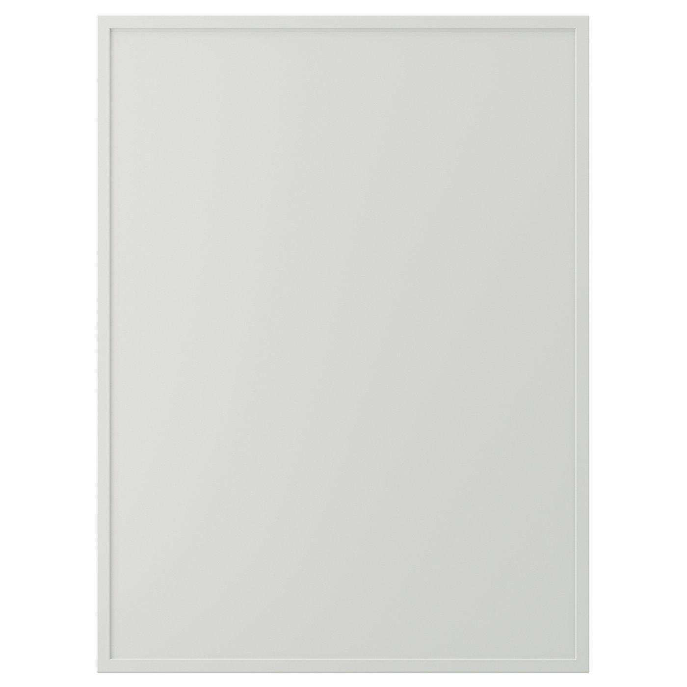 VOXTORP porte, brillant gris-brun foncé, 30x80 cm