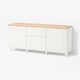 BESTÅ Storage combination with drawers, white/Smeviken/Kabbarp white, 180x42x76 cm