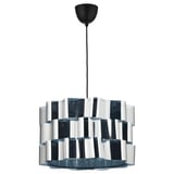 ÄLVSTARR / SUNNEBY Pendant lamp, chrome effect, 51 cm