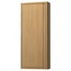 ÄNGSJÖN Wall cabinet with door, oak effect, 40x15x95 cm