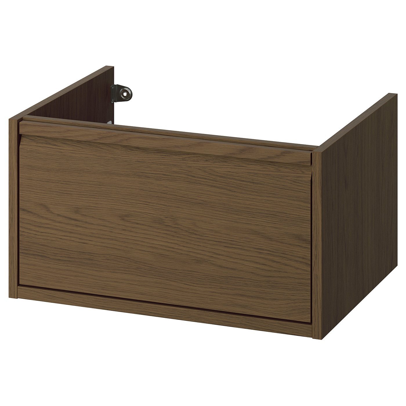 ÄNGSJÖN Wash-stand with drawer - brown oak effect 60x48x33 cm
