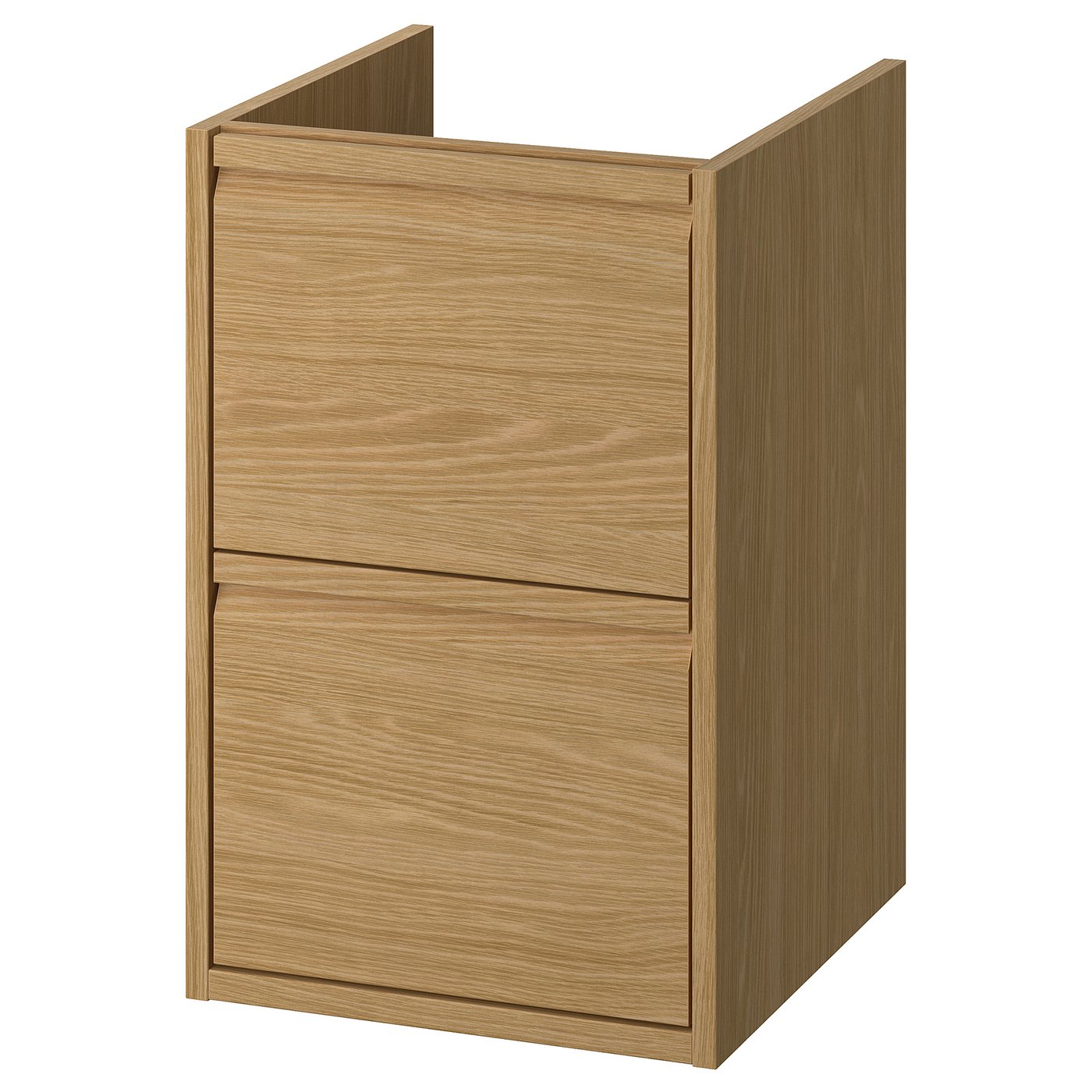 ÄNGSJÖN Wash-stand with drawers - oak effect 40x48x63 cm