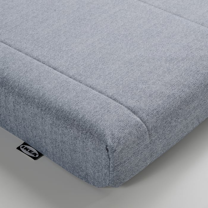 ÅGOTNES Light blue, single foam mattress, Firm IKEA