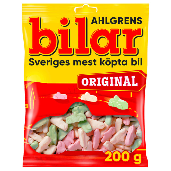 AHLGRENS BILAR Car shaped foam candy, 200 g