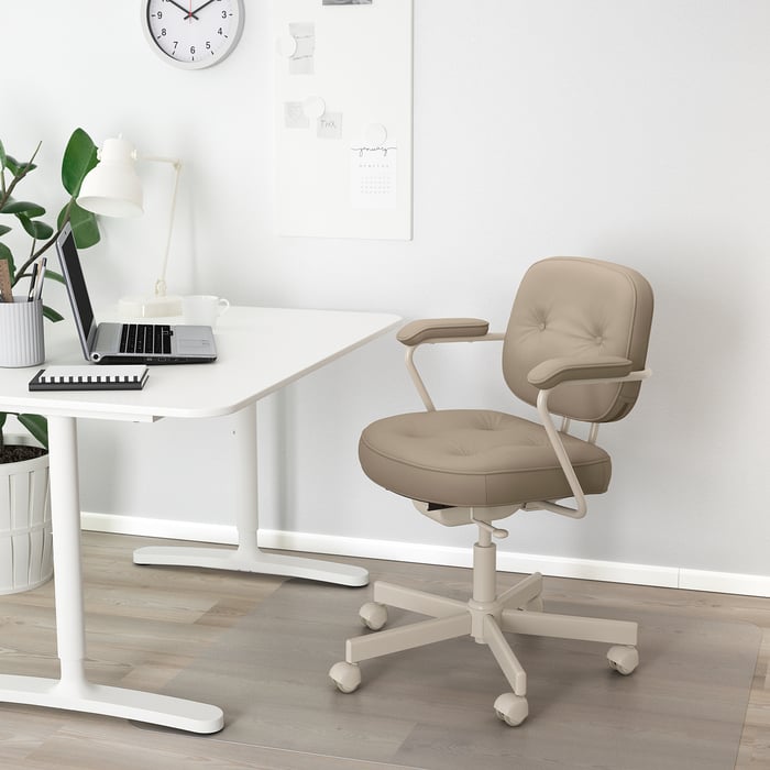 ALEFJÄLL Grann beige, Office chair - IKEA UK